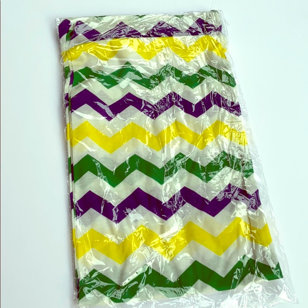 Infinity Mardi Gras Scarf